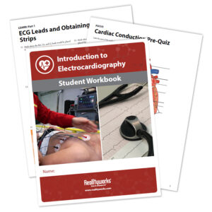 Livros de Trabalho do Estudante de Eletrocardiografia (qty 20)