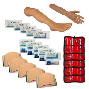 Conjunto de classes de prática de sutura