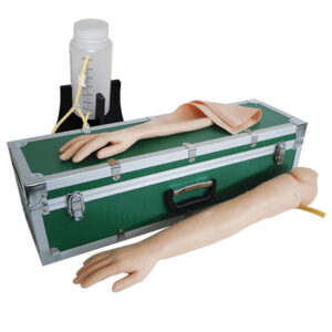 Punção arterial e braço de injeção intramuscular