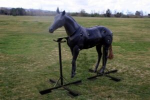 Simulador de cavalo - Posição de pé